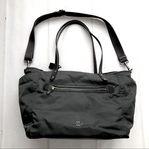 Black Coach Diaper Bag